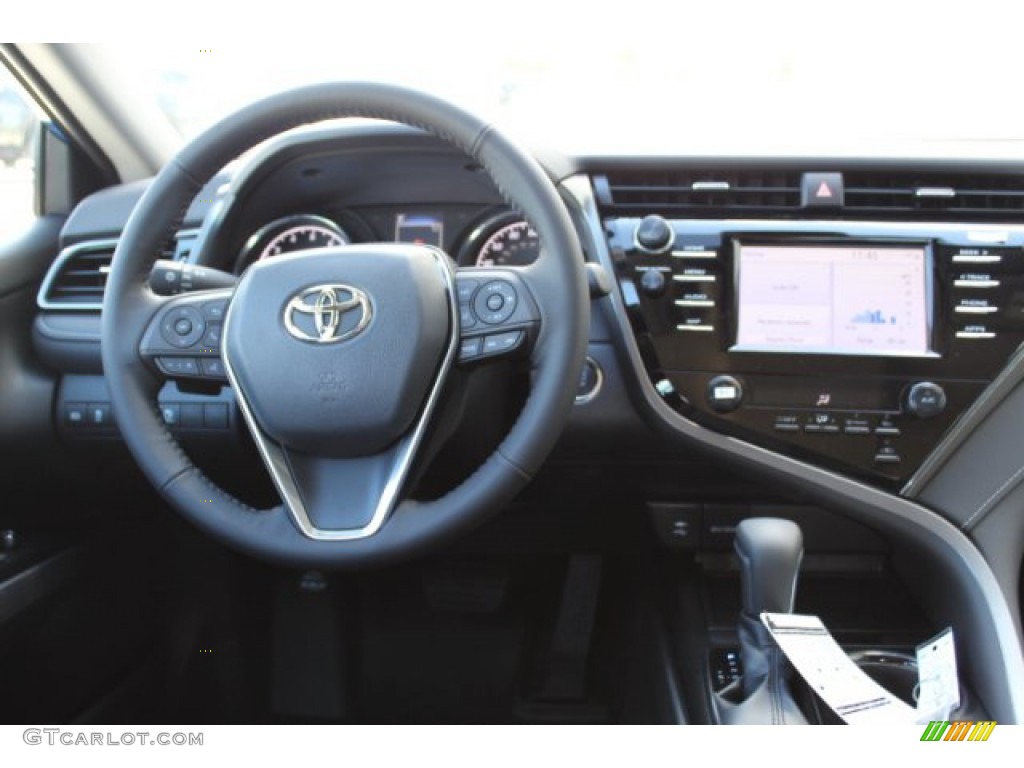2019 Camry SE - Blue Streak Metallic / Black photo #17