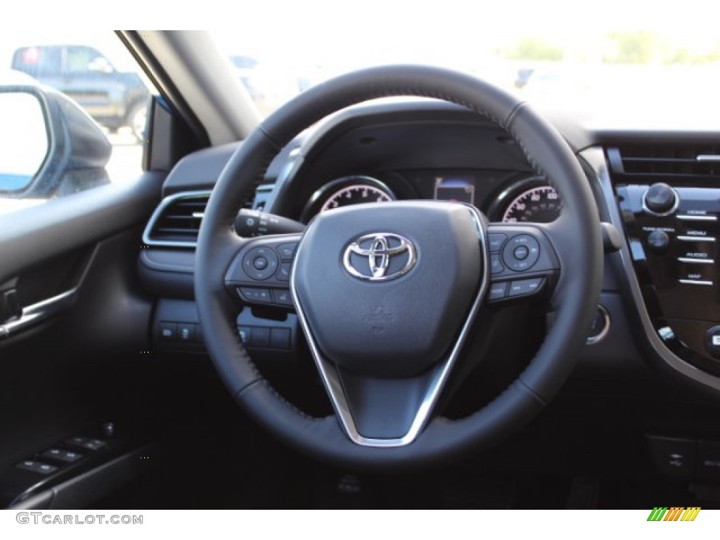 2019 Camry SE - Blue Streak Metallic / Black photo #18