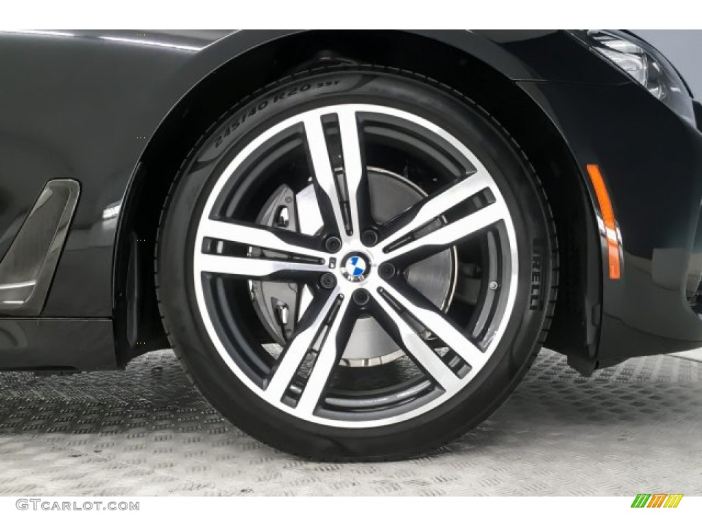 2019 7 Series 740i Sedan - Black Sapphire Metallic / Ivory White photo #8