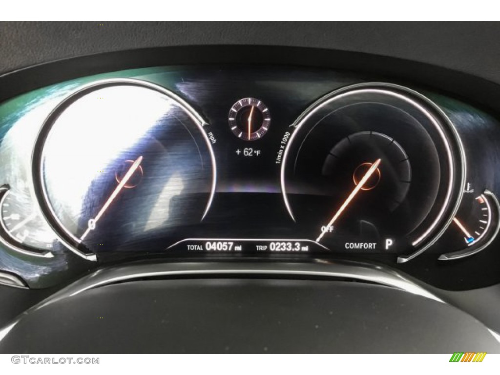 2019 7 Series 740i Sedan - Black Sapphire Metallic / Ivory White photo #18