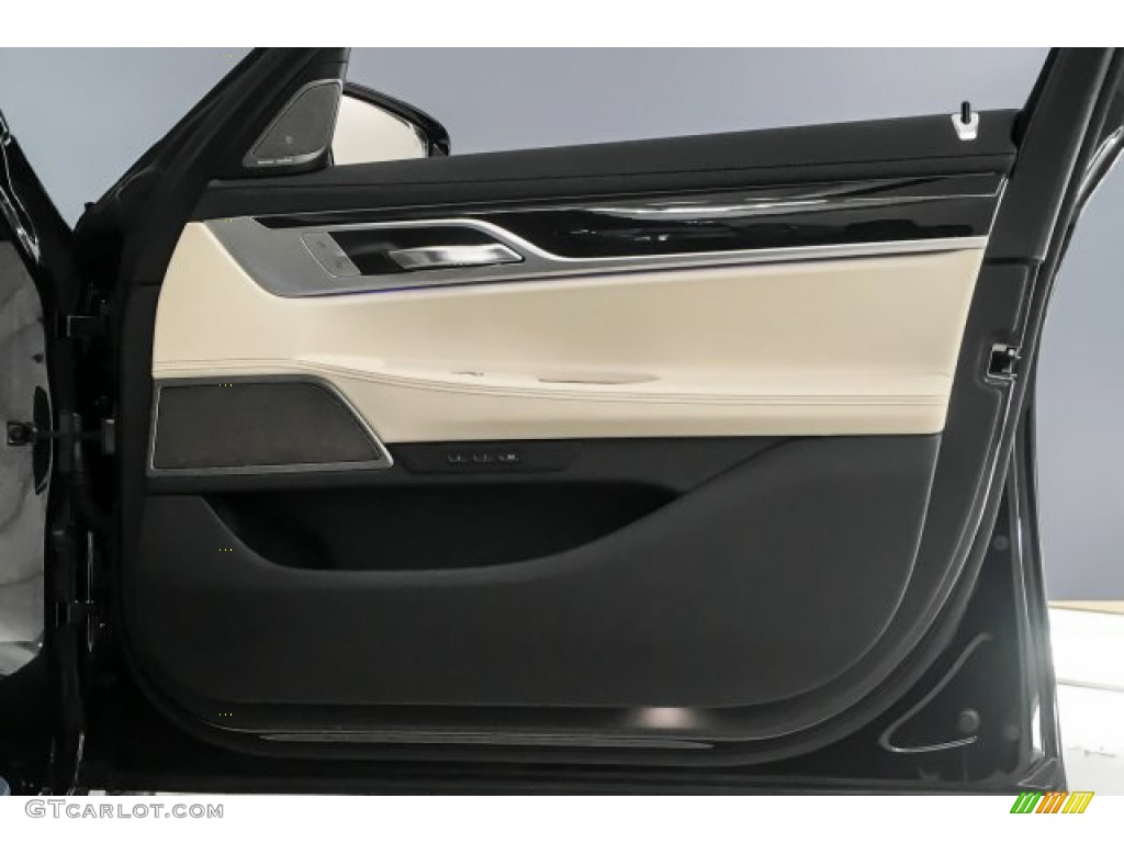 2019 7 Series 740i Sedan - Black Sapphire Metallic / Ivory White photo #29