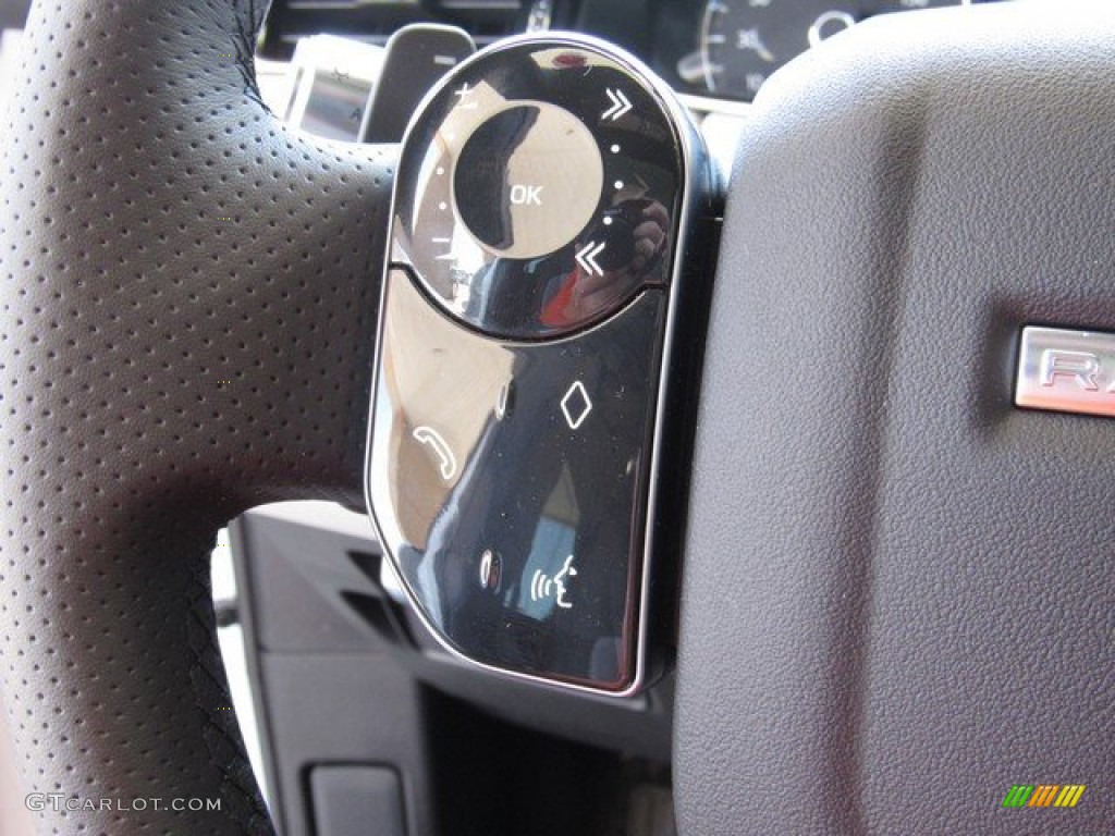 2020 Land Rover Range Rover Evoque S R-Dynamic Cloud/Ebony Steering Wheel Photo #133099839