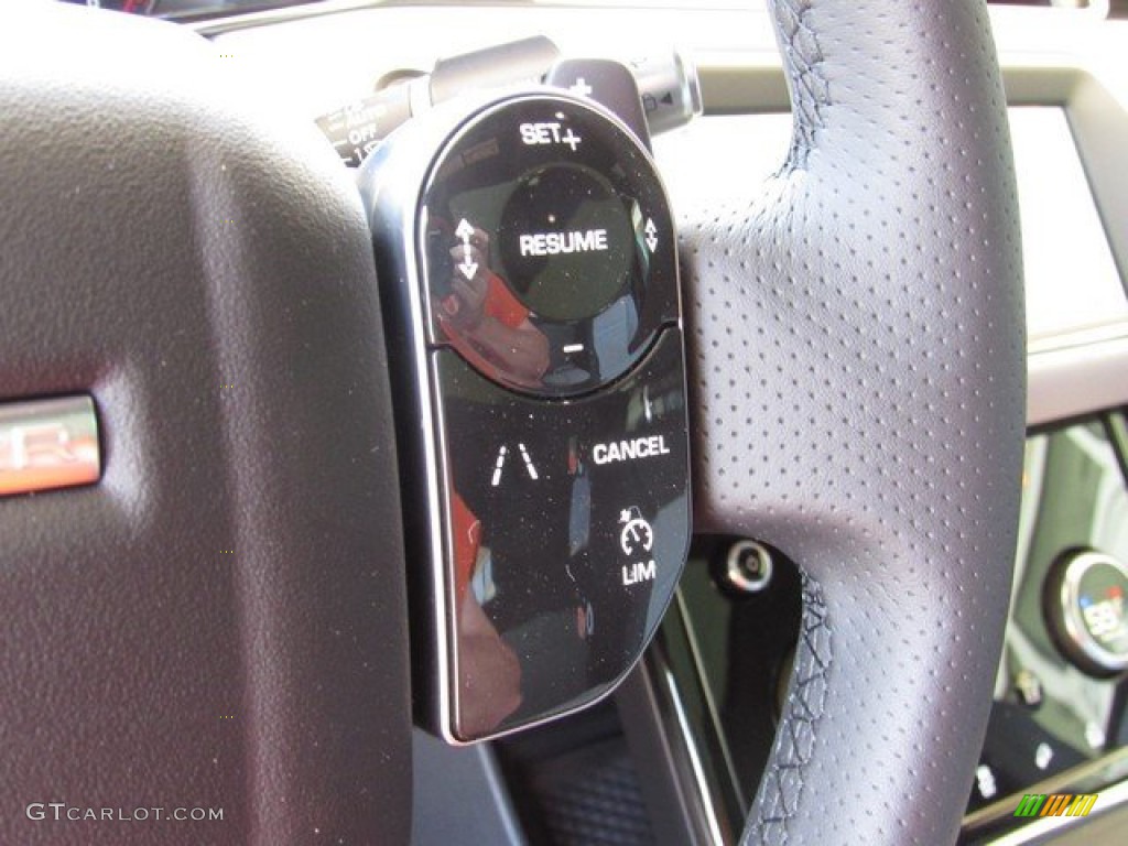 2020 Land Rover Range Rover Evoque S R-Dynamic Cloud/Ebony Steering Wheel Photo #133099872