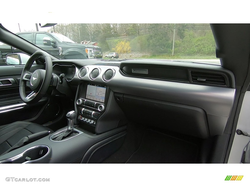2019 Ford Mustang GT Premium Convertible Ebony Dashboard Photo #133099966