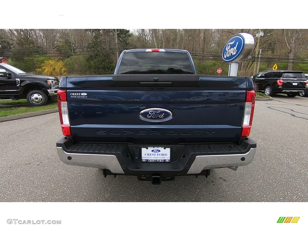 2019 F350 Super Duty XLT SuperCab 4x4 - Blue Jeans / Earth Gray photo #6