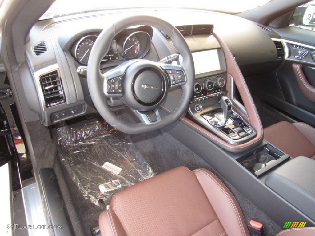 2020 Jaguar F-TYPE R-Dynamic Convertible Brogue Dashboard Photo #133100235