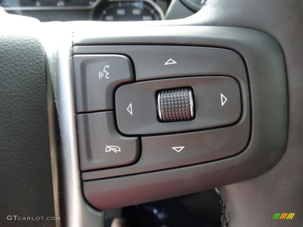 2019 GMC Sierra 1500 SLT Crew Cab Jet Black Steering Wheel Photo #133102188