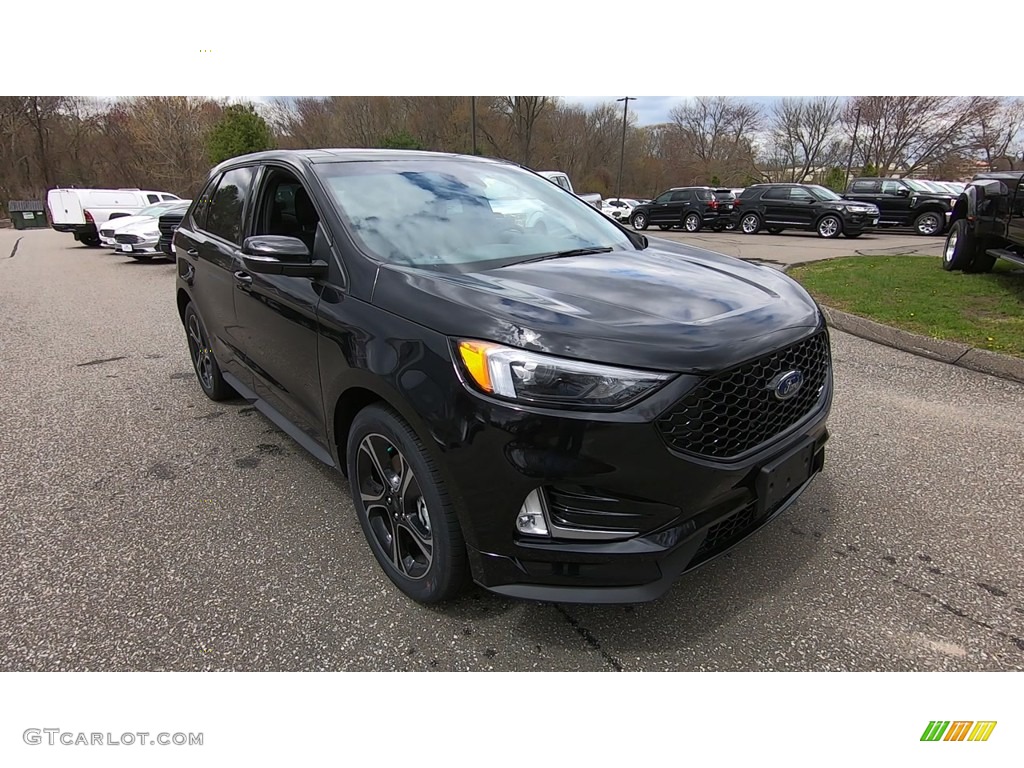 2019 Agate Black Ford Edge St Awd 133097157 Gtcarlot Com