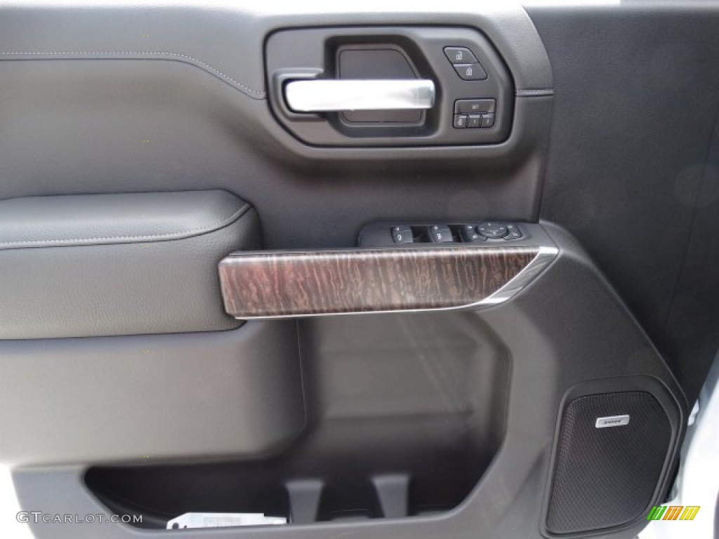 2019 GMC Sierra 1500 Denali Crew Cab 4WD Jet Black Door Panel Photo #133102554