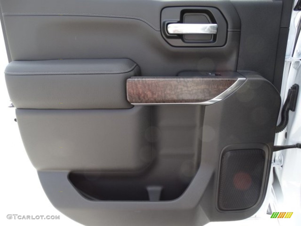 2019 GMC Sierra 1500 Denali Crew Cab 4WD Jet Black Door Panel Photo #133102731