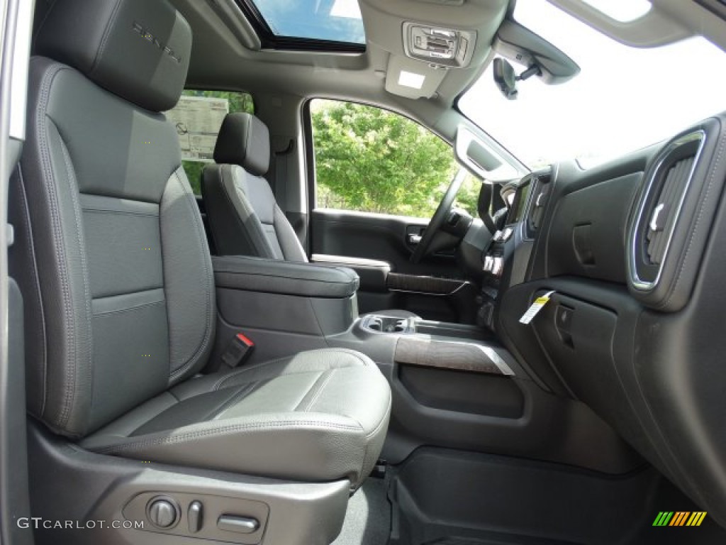 Jet Black Interior 2019 GMC Sierra 1500 Denali Crew Cab 4WD Photo #133102788