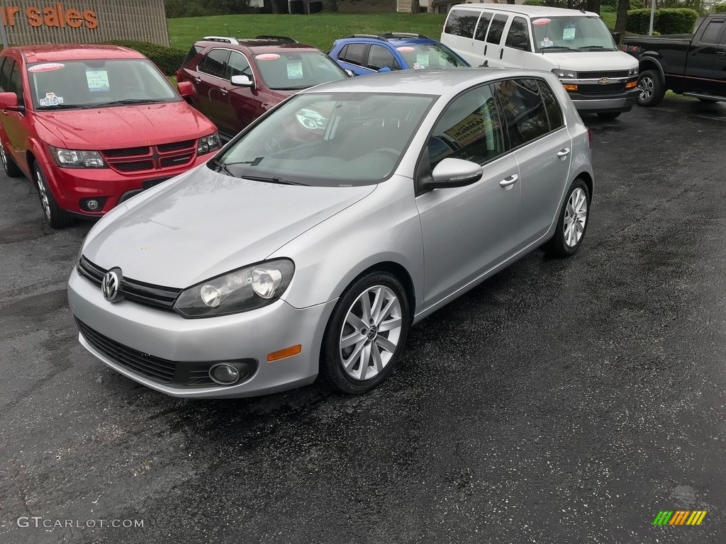 2011 Golf 4 Door TDI - Reflex Silver Metallic / Titan Black photo #2