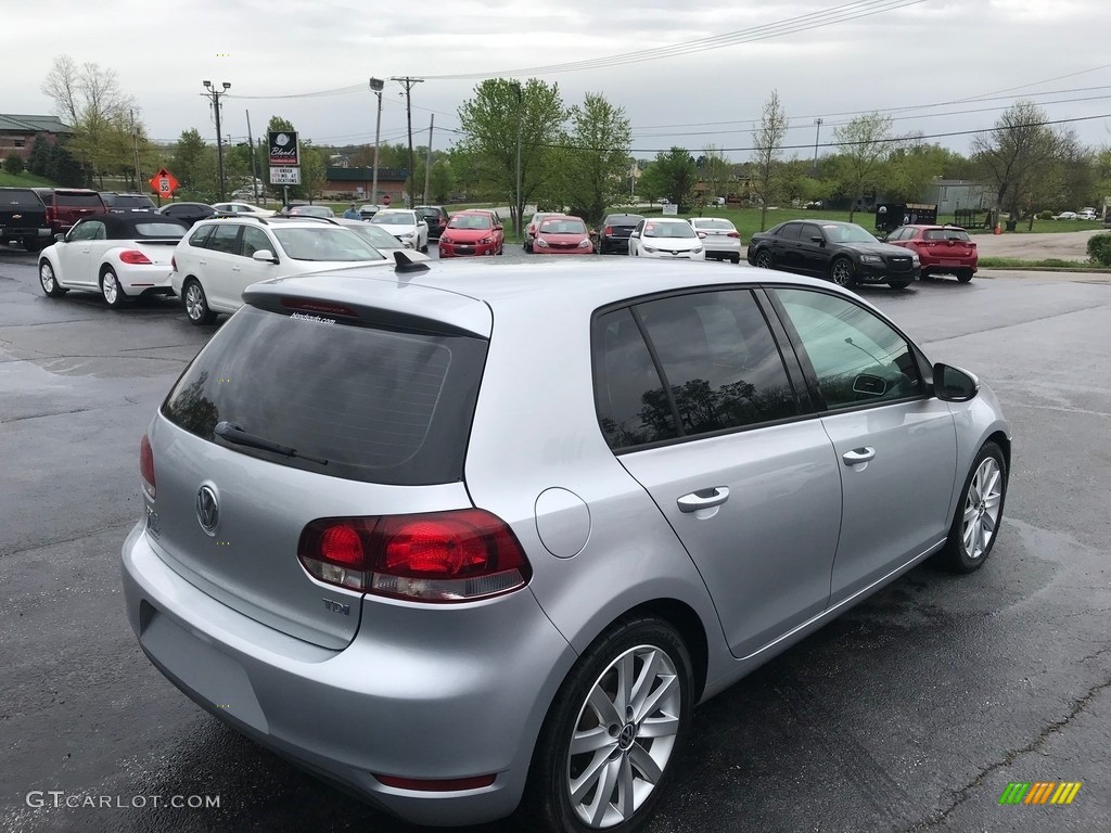 2011 Golf 4 Door TDI - Reflex Silver Metallic / Titan Black photo #6