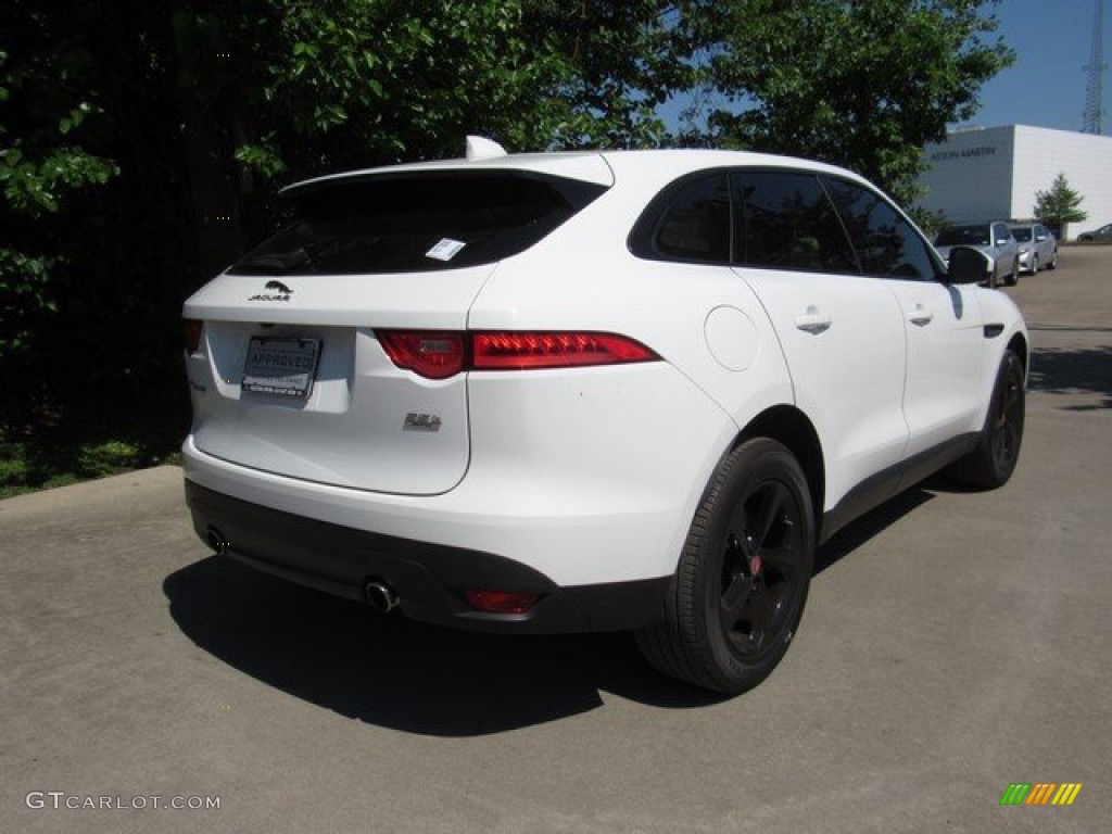 2017 F-PACE 35t AWD Premium - Polaris White / Jet photo #8