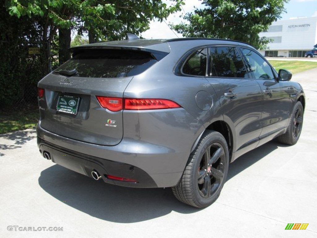 2019 F-PACE S AWD - Corris Grey Metallic / Ebony photo #7