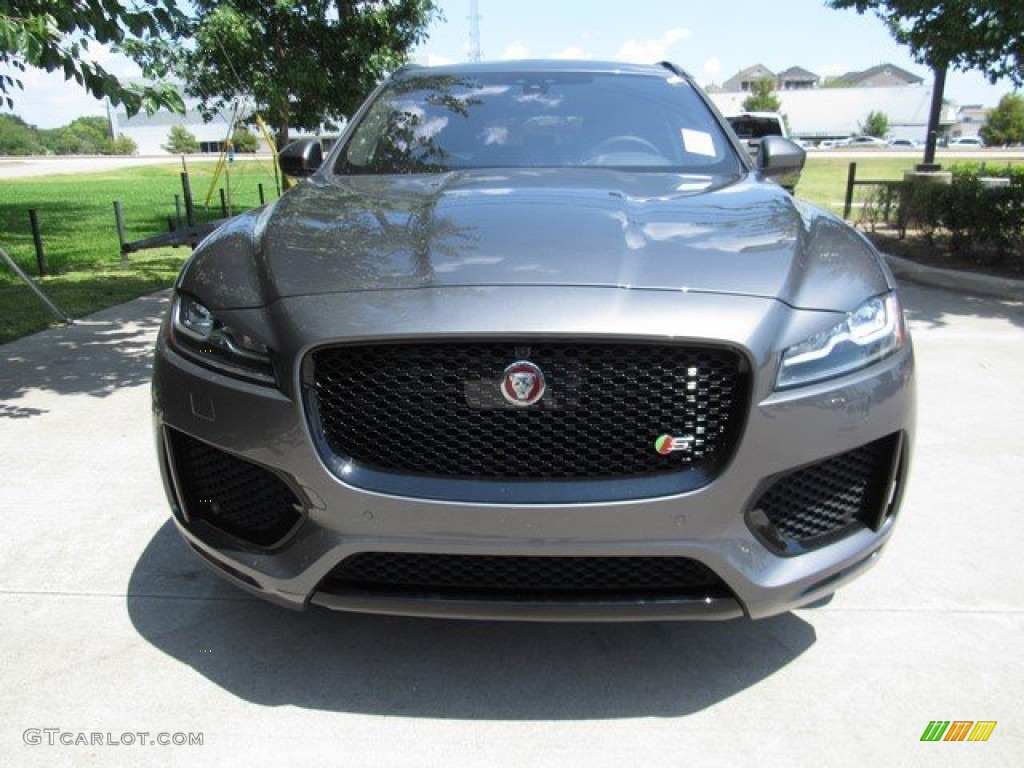 2019 F-PACE S AWD - Corris Grey Metallic / Ebony photo #9