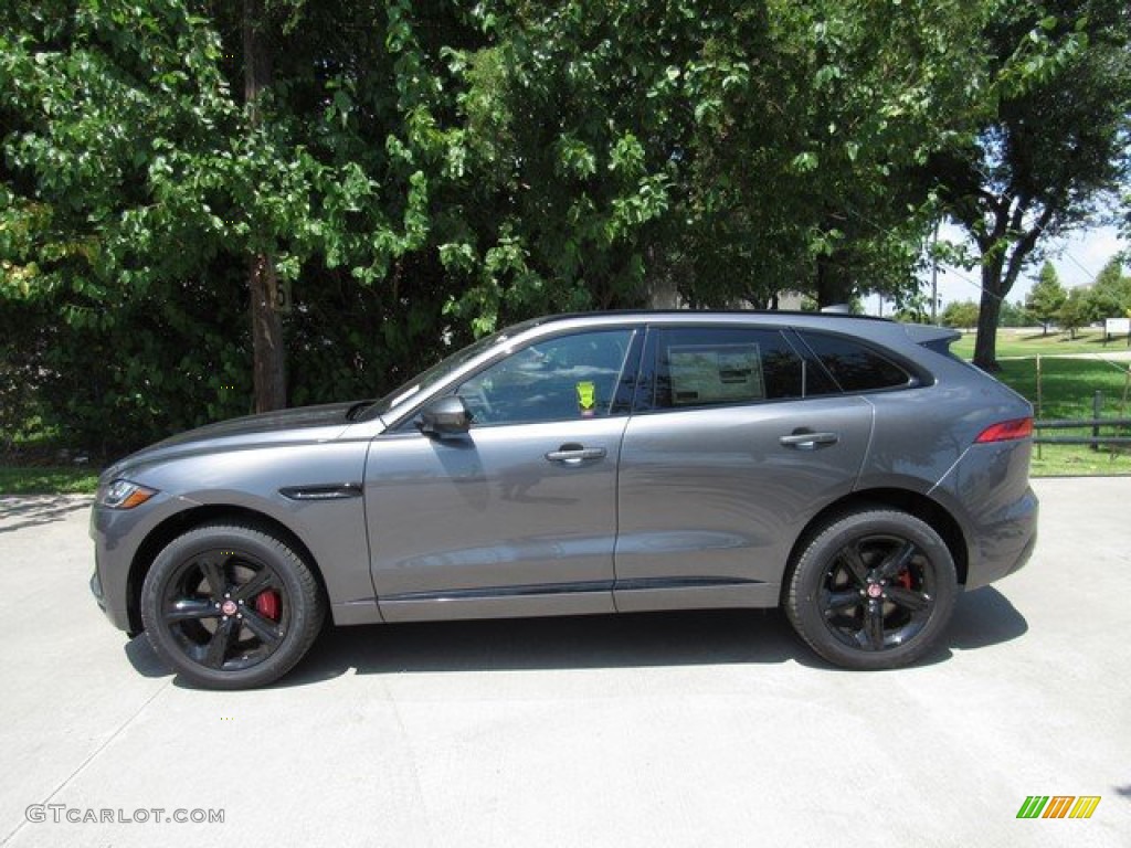 2019 F-PACE S AWD - Corris Grey Metallic / Ebony photo #11