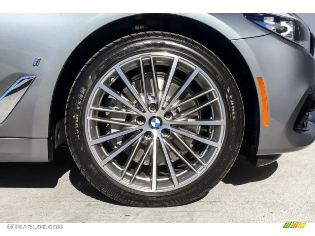 2019 5 Series 530e iPerformance Sedan - Bluestone Metallic / Black photo #9