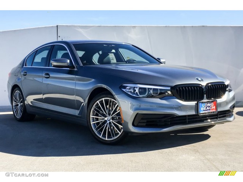 2019 5 Series 530e iPerformance Sedan - Bluestone Metallic / Black photo #12