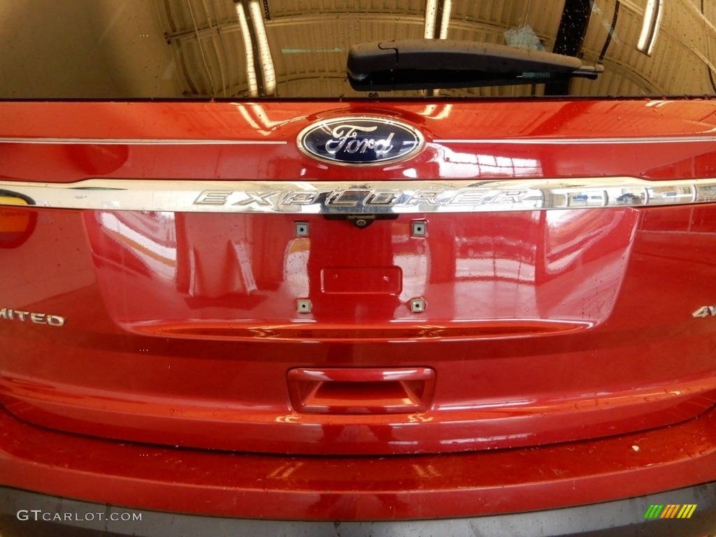 2014 Explorer Limited 4WD - Ruby Red / Medium Light Stone photo #6
