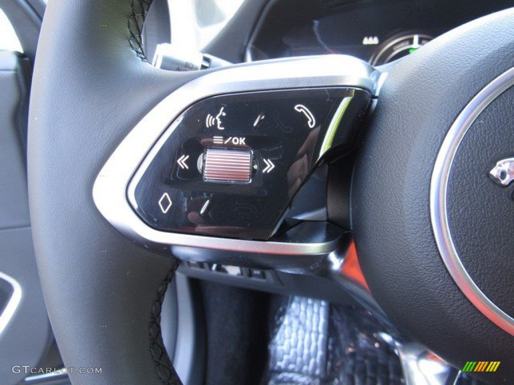 2019 Jaguar I-PACE S AWD Ebony Steering Wheel Photo #133106242