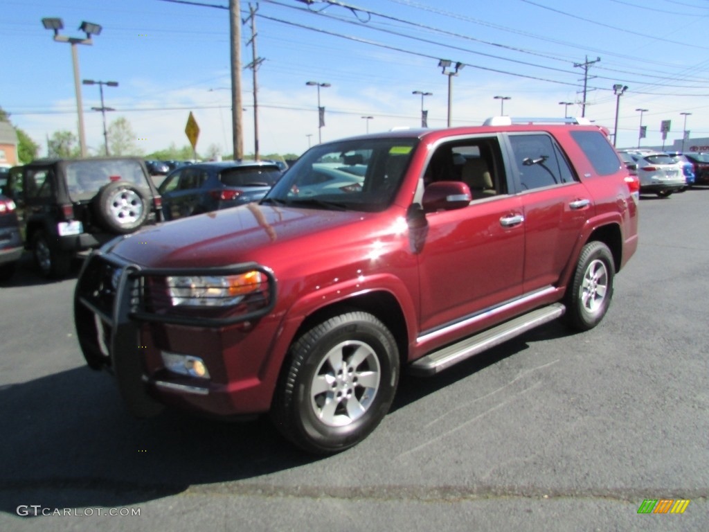 2012 4Runner SR5 4x4 - Salsa Red Pearl / Sand Beige Leather photo #2