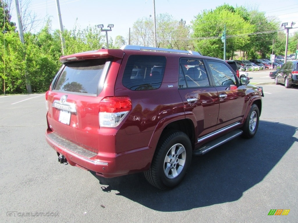 2012 4Runner SR5 4x4 - Salsa Red Pearl / Sand Beige Leather photo #6