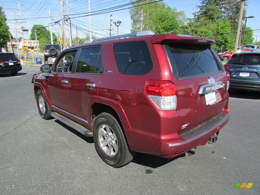 2012 4Runner SR5 4x4 - Salsa Red Pearl / Sand Beige Leather photo #8