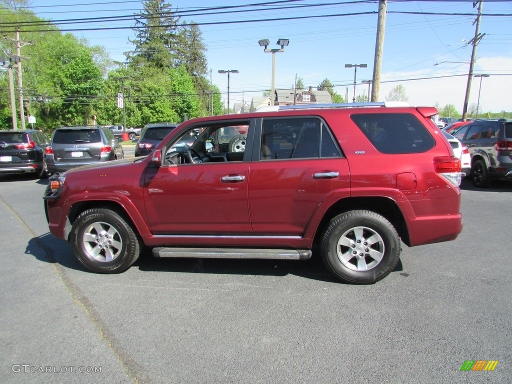 2012 4Runner SR5 4x4 - Salsa Red Pearl / Sand Beige Leather photo #9
