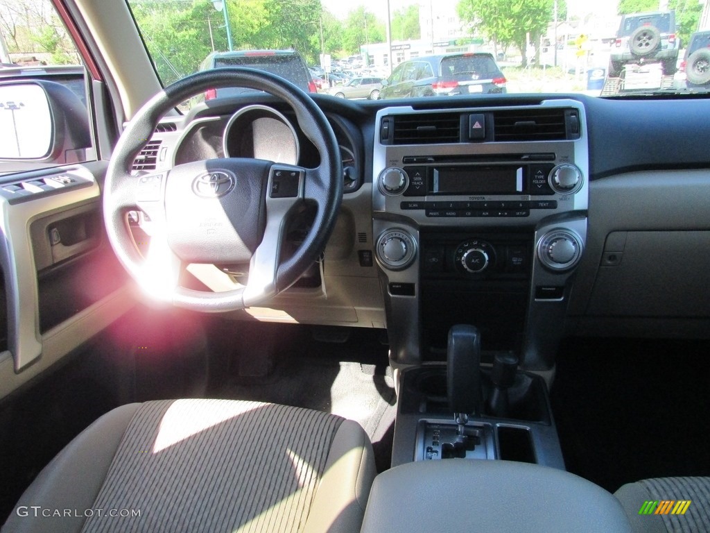 2012 4Runner SR5 4x4 - Salsa Red Pearl / Sand Beige Leather photo #10