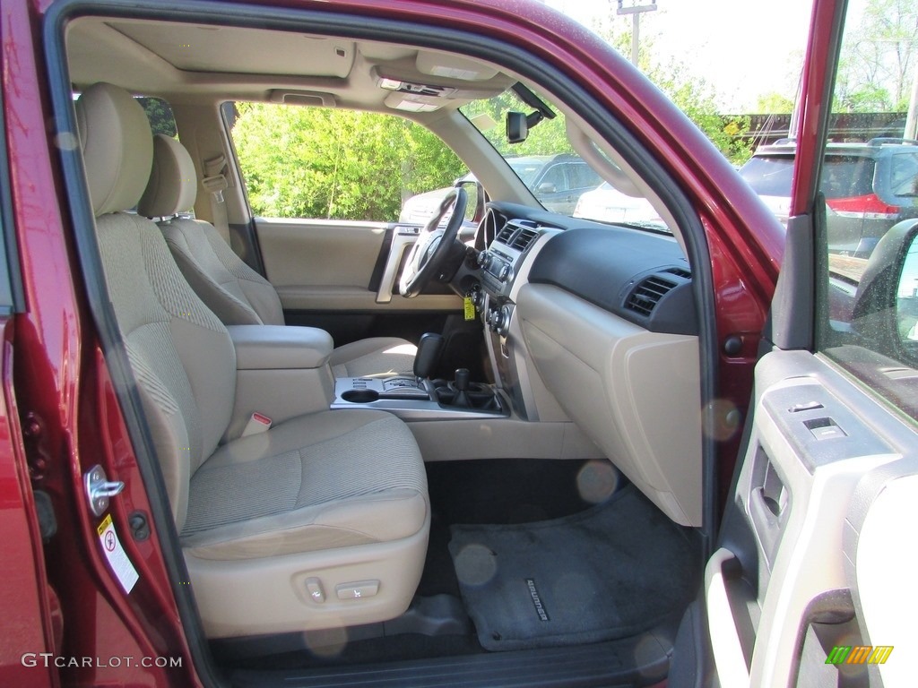 2012 4Runner SR5 4x4 - Salsa Red Pearl / Sand Beige Leather photo #17