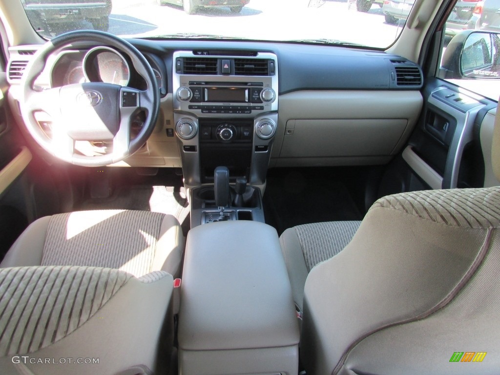2012 4Runner SR5 4x4 - Salsa Red Pearl / Sand Beige Leather photo #24