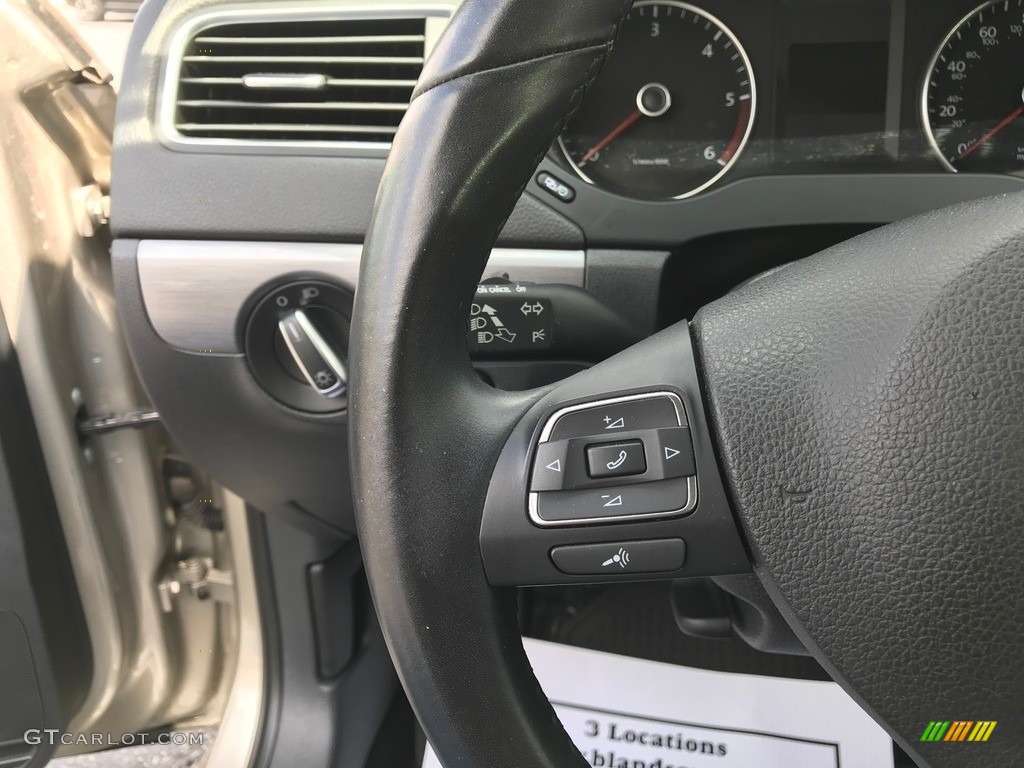 2013 Jetta TDI Sedan - Moonrock Silver Metallic / Titan Black photo #13