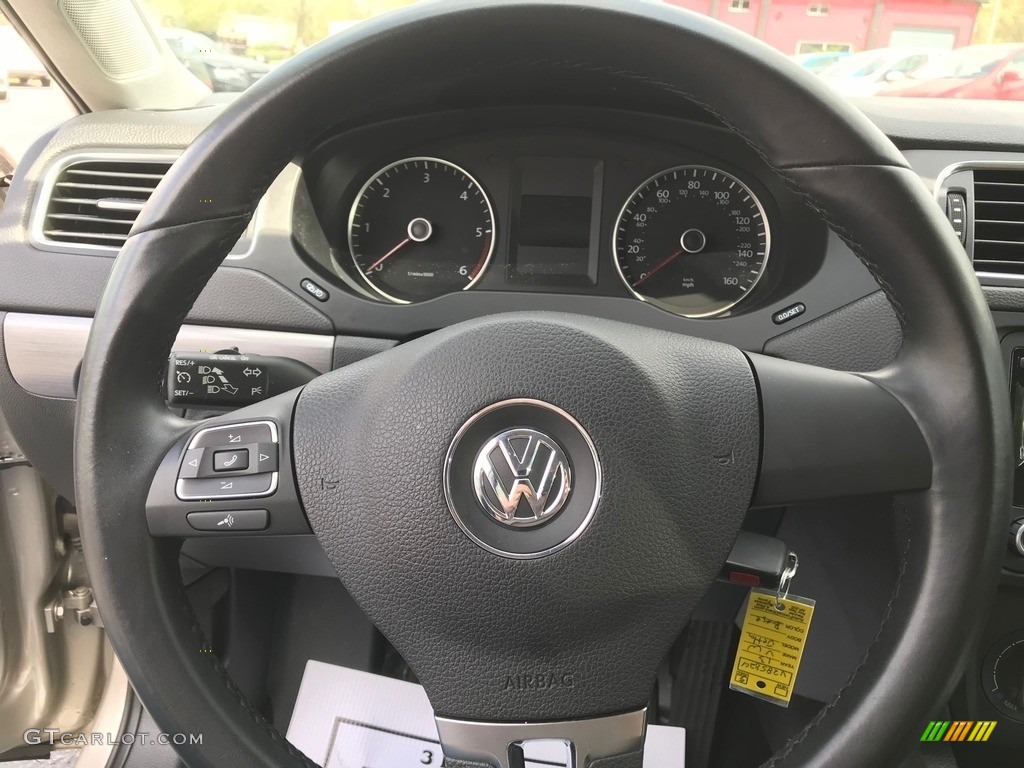 2013 Jetta TDI Sedan - Moonrock Silver Metallic / Titan Black photo #14