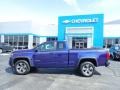 2017 Laser Blue Metallic Chevrolet Colorado WT Extended Cab 4x4  photo #3