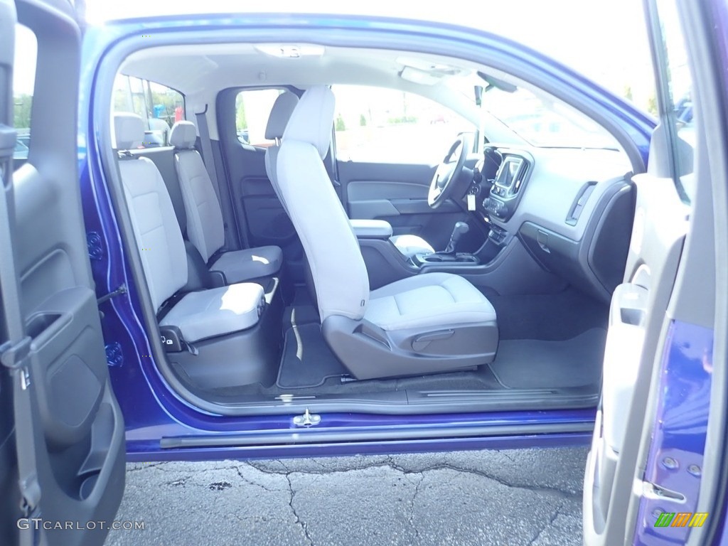 2017 Colorado WT Extended Cab 4x4 - Laser Blue Metallic / Jet Black/­Dark Ash photo #18