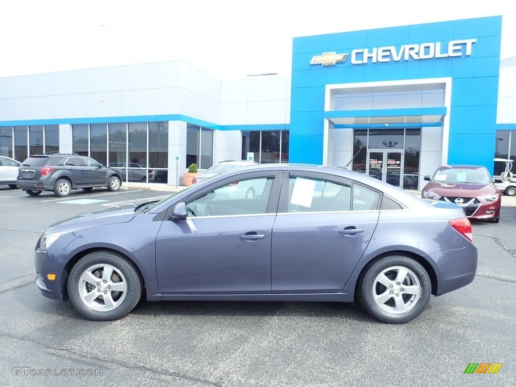 2014 Cruze LT - Atlantis Blue Metallic / Medium Titanium photo #3