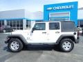 2009 Stone White Jeep Wrangler Unlimited X 4x4  photo #3