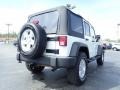 2009 Stone White Jeep Wrangler Unlimited X 4x4  photo #6