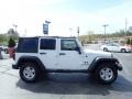 2009 Stone White Jeep Wrangler Unlimited X 4x4  photo #8