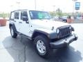 2009 Stone White Jeep Wrangler Unlimited X 4x4  photo #9
