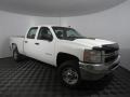 Summit White - Silverado 2500HD Work Truck Crew Cab 4x4 Photo No. 3