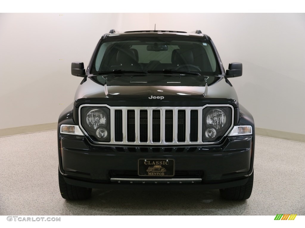 2012 Liberty Jet 4x4 - Brilliant Black Crystal Pearl / Dark Slate Gray photo #2