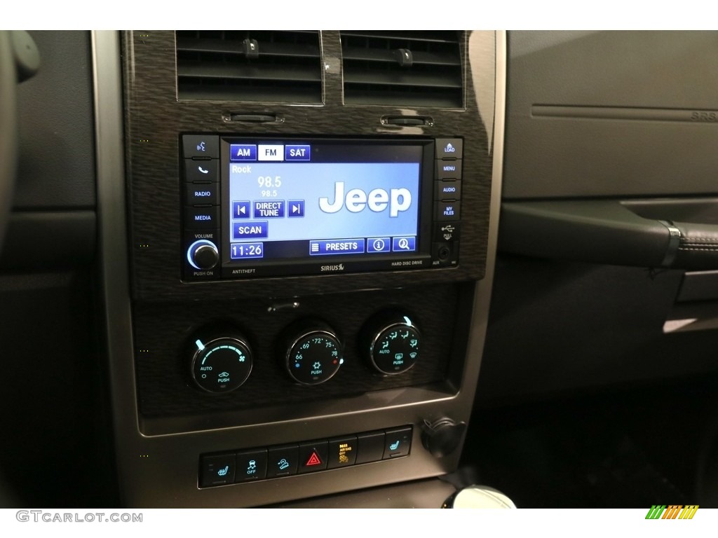 2012 Liberty Jet 4x4 - Brilliant Black Crystal Pearl / Dark Slate Gray photo #10