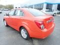 2012 Inferno Orange Metallic Chevrolet Sonic LT Sedan  photo #4