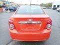 2012 Inferno Orange Metallic Chevrolet Sonic LT Sedan  photo #6