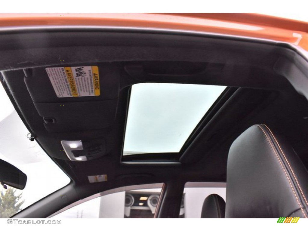 2013 Impreza WRX Limited 4 Door - Tangerine Orange Pearl / WRX Carbon Black photo #10