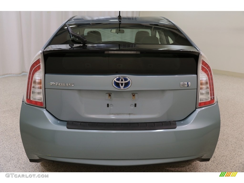 2012 Prius 3rd Gen Two Hybrid - Sea Glass Pearl / Bisque photo #24