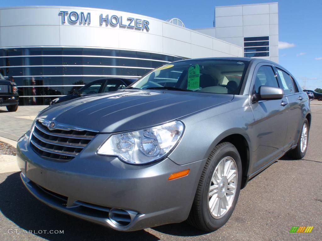 2007 Sebring Touring Sedan - Silver Steel Metallic / Dark Slate Gray/Light Slate Gray photo #1