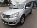 2015 Silver Ice Metallic Chevrolet Traverse LT AWD  photo #3